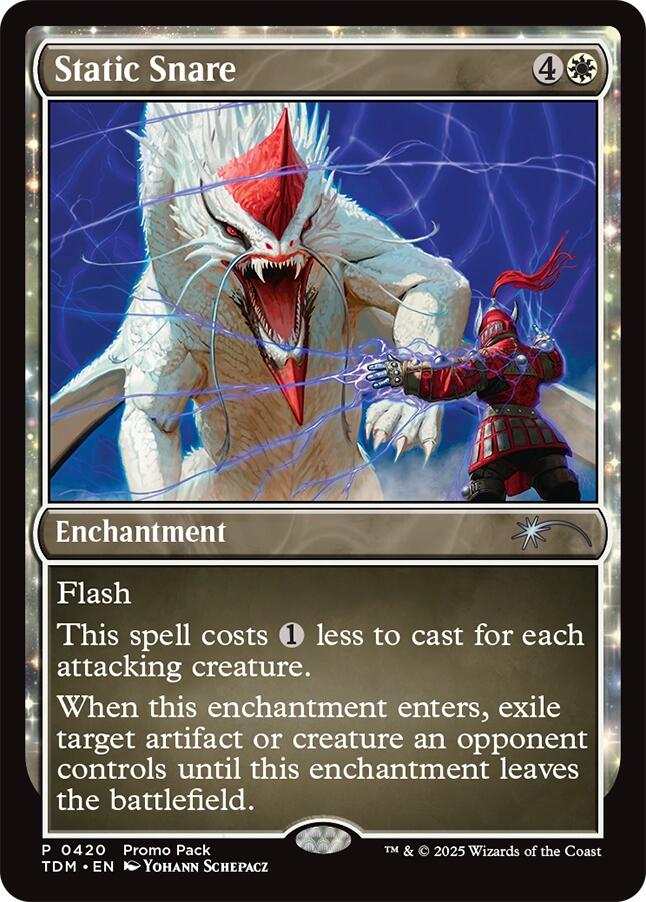 Static Snare (Promo Pack) [Tarkir: Dragonstorm Promos] Magic: The Gathering