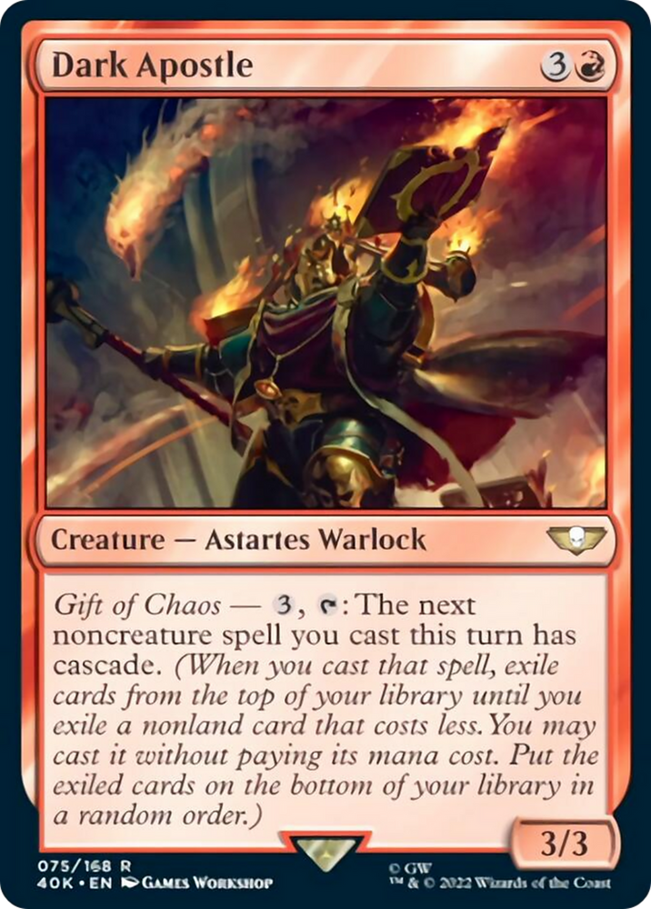 Dark Apostle [Warhammer 40,000] Magic: The Gathering