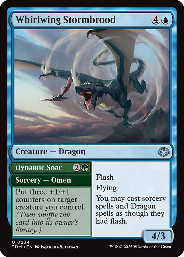 Whirlwing Stormbrood [Tarkir: Dragonstorm] Magic: The Gathering