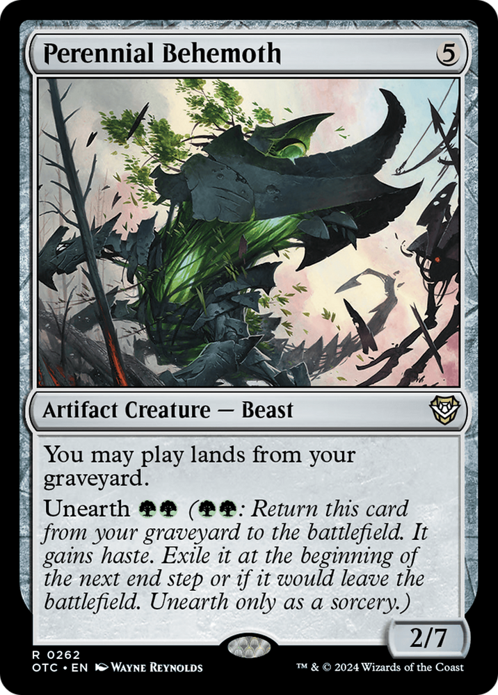 Perennial Behemoth [Outlaws of Thunder Junction Commander] Magic: The Gathering