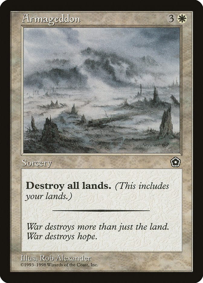 Armageddon [Portal Second Age] Magic: The Gathering