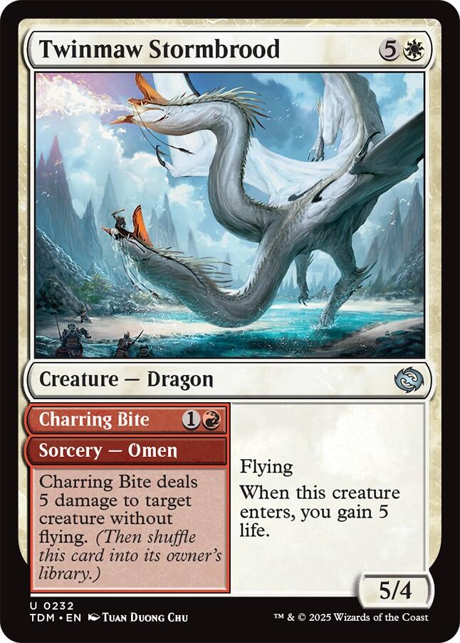 Twinmaw Stormbrood [Tarkir: Dragonstorm] Magic: The Gathering