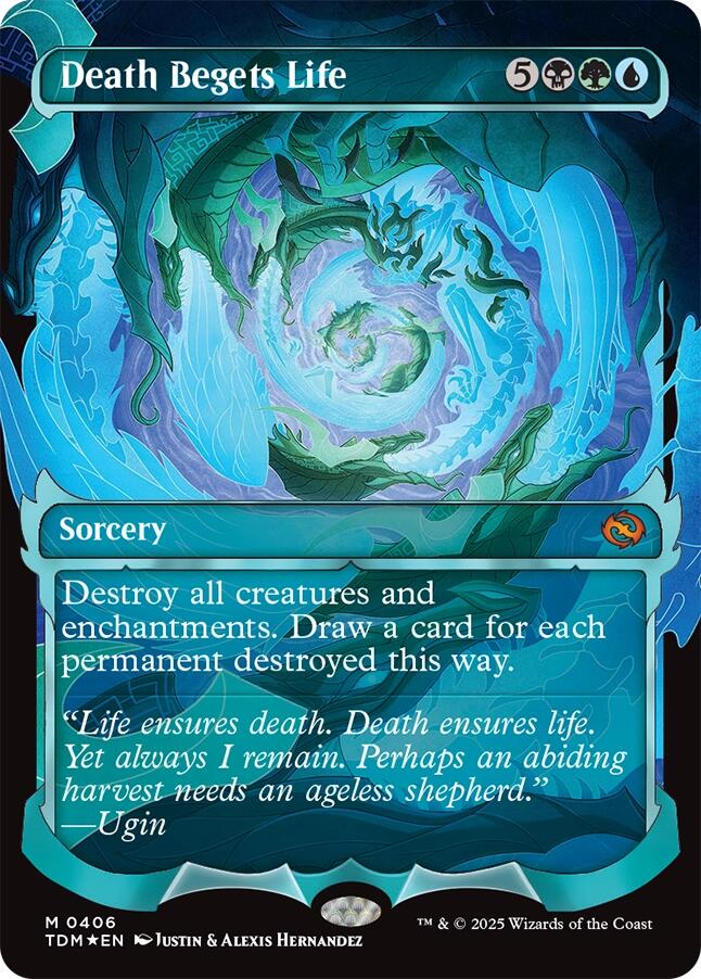 Death Begets Life (Showcase) [Tarkir: Dragonstorm] Magic: The Gathering