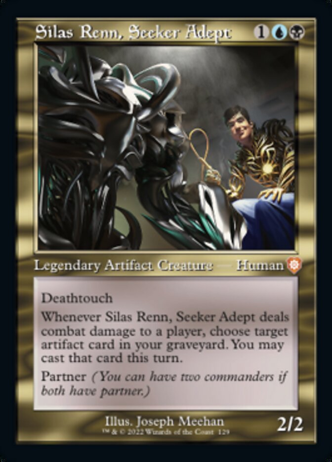Silas Renn, Seeker Adept (Retro) [The Brothers' War Commander] Magic: The Gathering