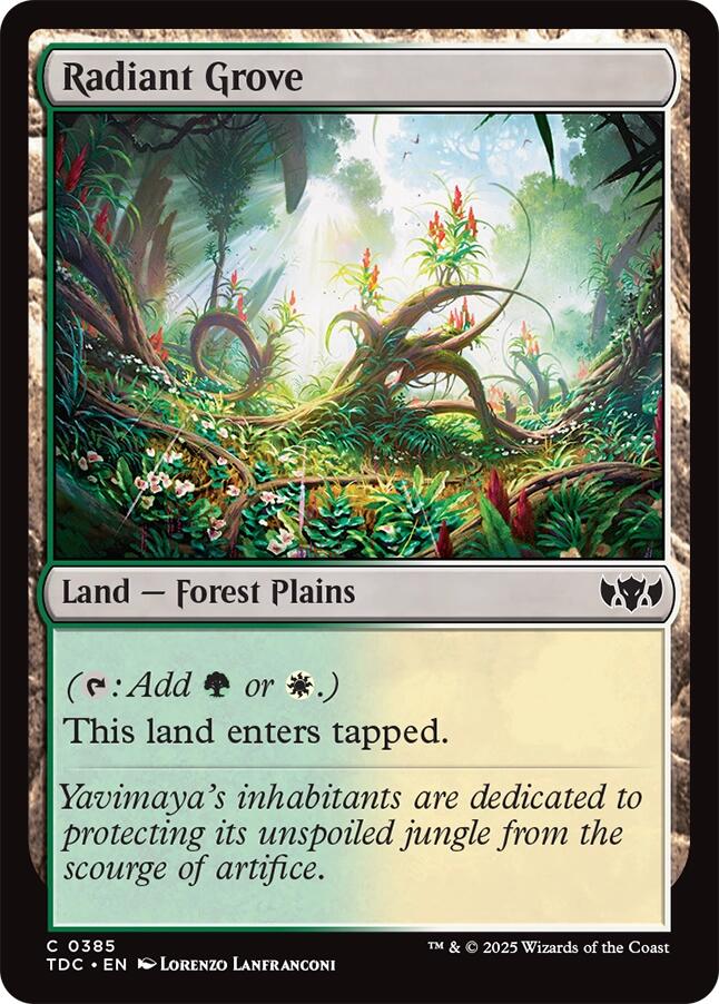 Radiant Grove [Tarkir: Dragonstorm Commander] Magic: The Gathering