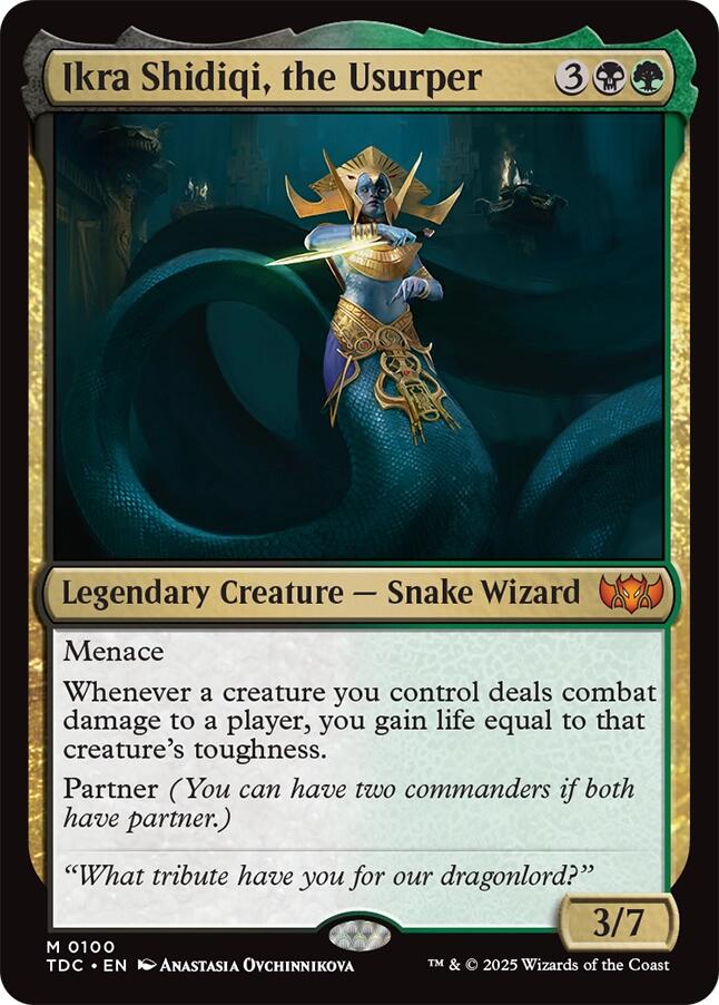 Ikra Shidiqi, the Usurper [Tarkir: Dragonstorm Commander] Magic: The Gathering