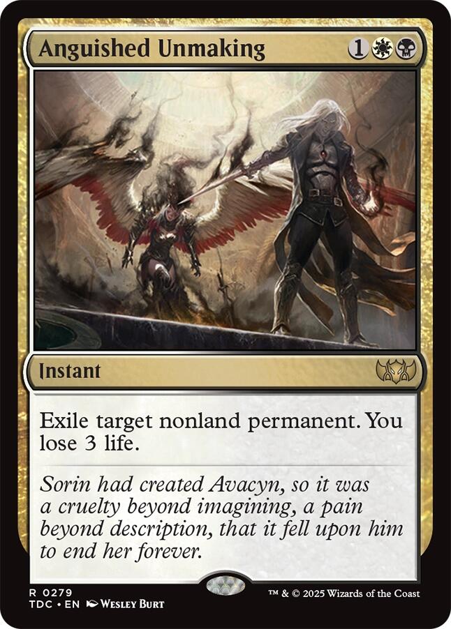 Anguished Unmaking [Tarkir: Dragonstorm Commander] Magic: The Gathering
