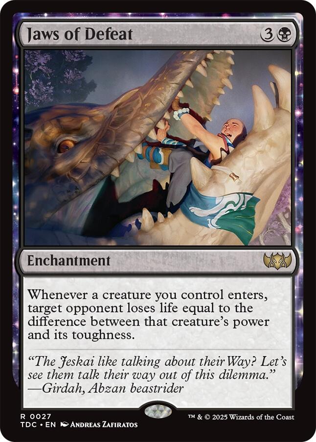 Jaws of Defeat [Tarkir: Dragonstorm Commander] Magic: The Gathering