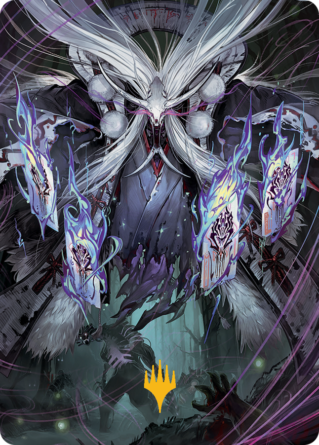 Horobi, Death's Wail Art Card (Gold-Stamped Signature) [March of the Machine Art Series] Magic: The Gathering