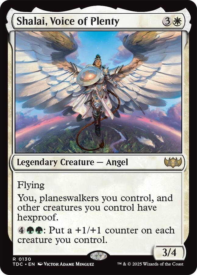 Shalai, Voice of Plenty [Tarkir: Dragonstorm Commander] Magic: The Gathering