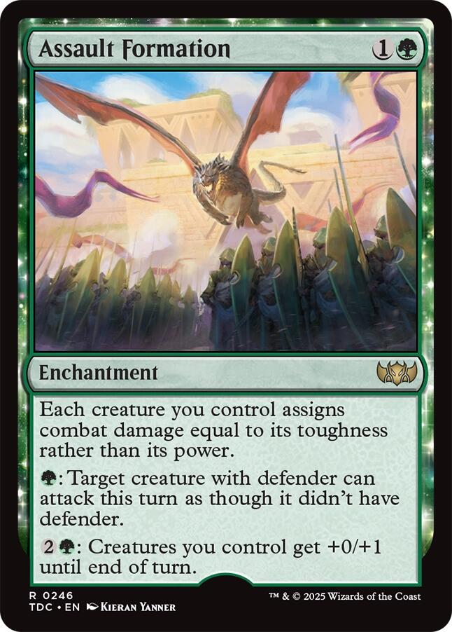 Assault Formation [Tarkir: Dragonstorm Commander] Magic: The Gathering