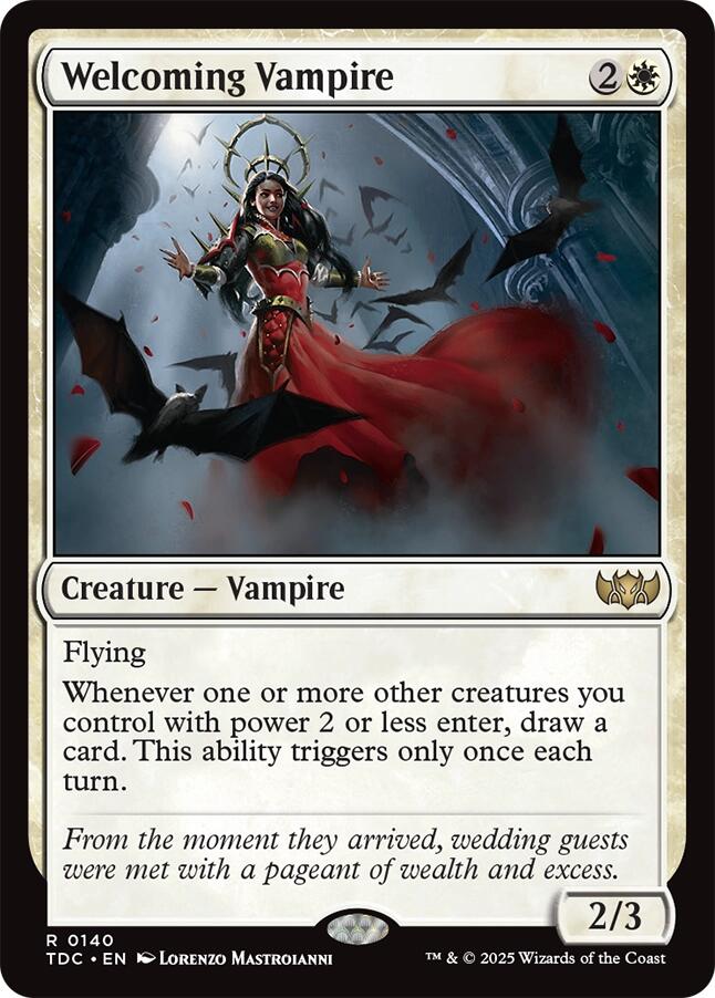 Welcoming Vampire [Tarkir: Dragonstorm Commander] Magic: The Gathering