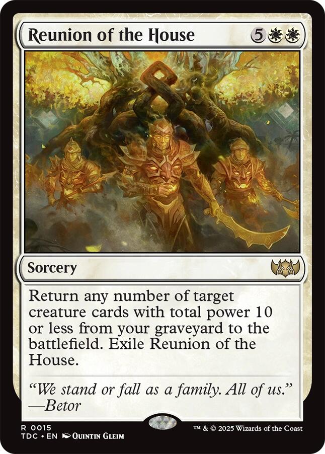 Reunion of the House [Tarkir: Dragonstorm Commander] Magic: The Gathering