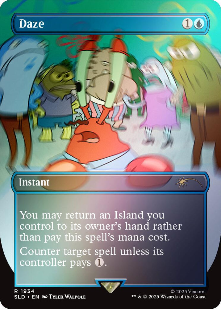 Daze (Rainbow Foil) [Secret Lair Drop Series] Magic: The Gathering
