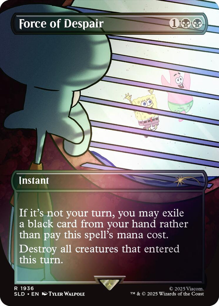 Force of Despair (Rainbow Foil) [Secret Lair Drop Series] Magic: The Gathering