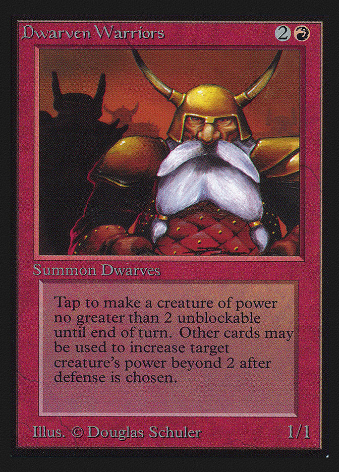 Dwarven Warriors [Collectors' Edition] Magic: The Gathering
