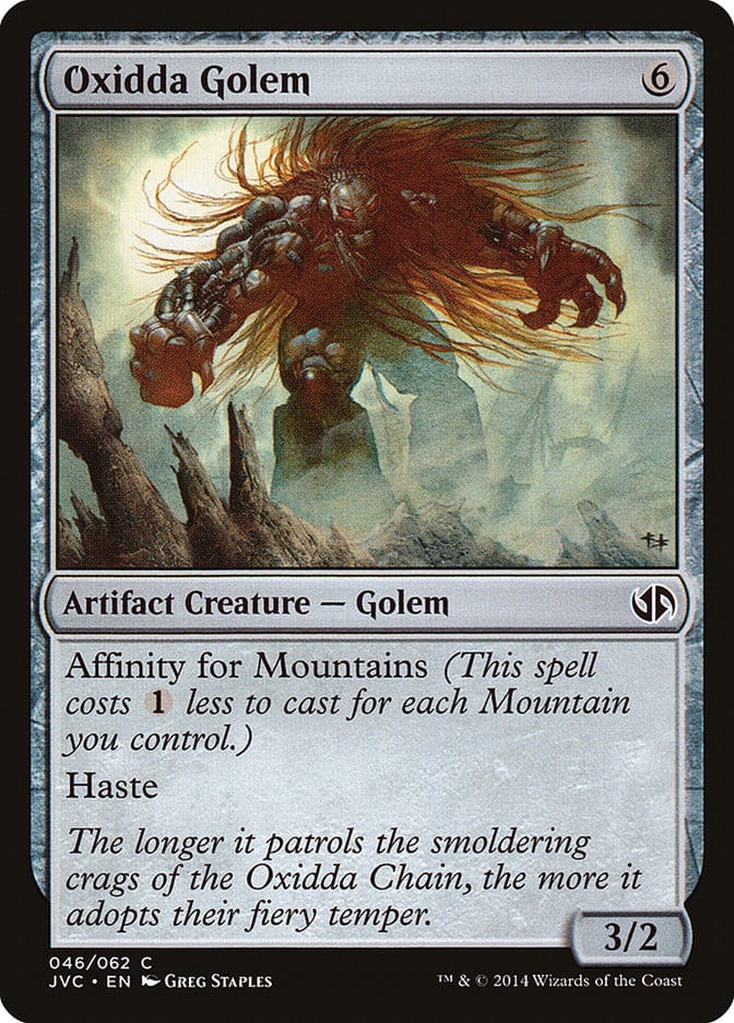 Oxidda Golem [Duel Decks Anthology] Magic: The Gathering