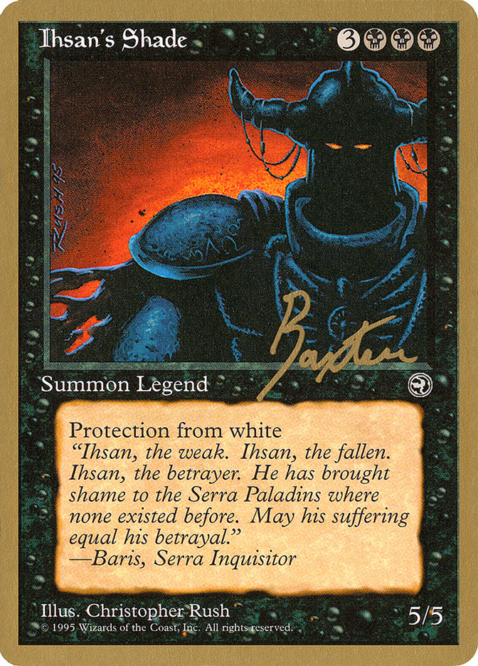Ihsan's Shade (George Baxter) [Pro Tour Collector Set] Magic: The Gathering