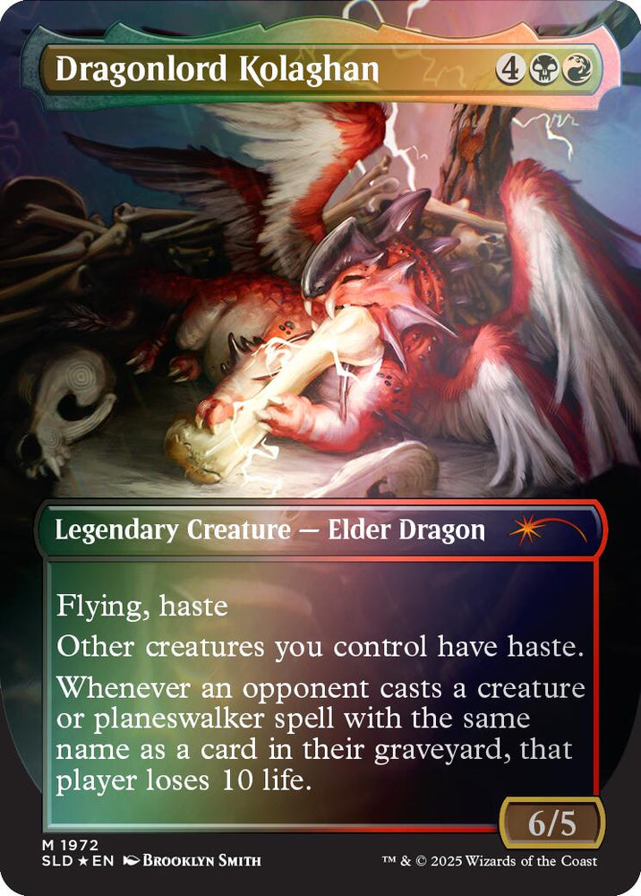 Dragonlord Kolaghan (1972) (Rainbow Foil) [Secret Lair Drop Series] Magic: The Gathering