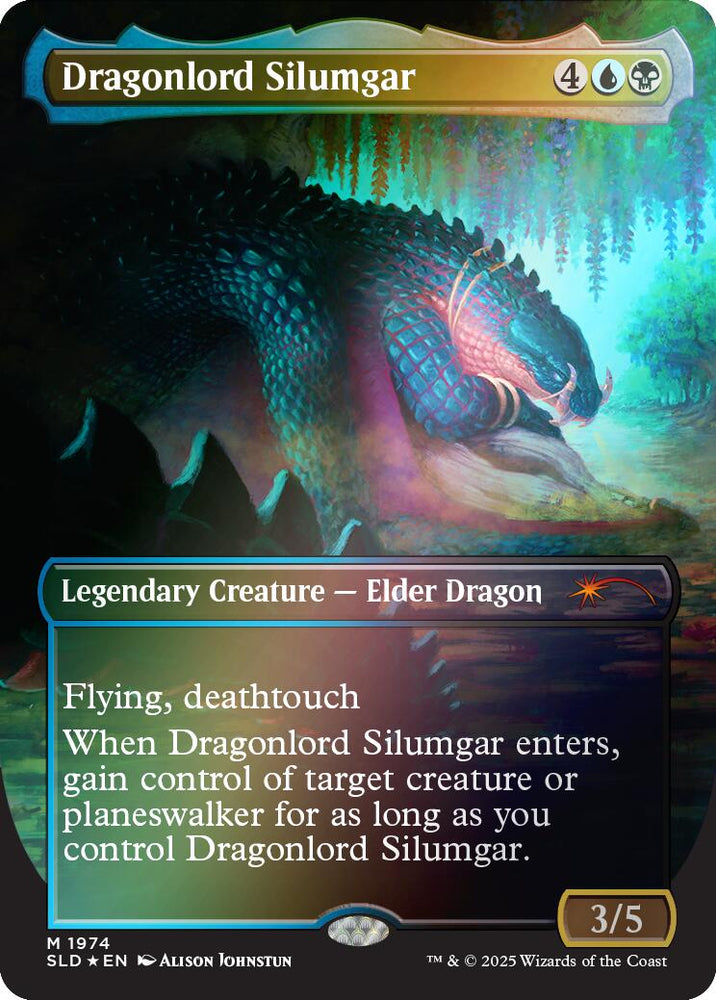 Dragonlord Silumgar (Rainbow Foil) [Secret Lair Drop Series] Magic: The Gathering