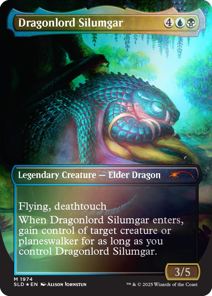 Dragonlord Silumgar (Rainbow Foil) [Secret Lair Drop Series] Magic: The Gathering