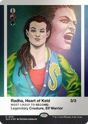 Radha, Heart of Keld (Rainbow Foil) [Secret Lair Drop Series] Magic: The Gathering