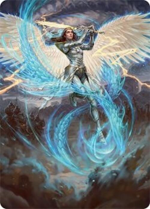 Elspeth, Storm Slayer Art Card (49/54) [Tarkir: Dragonstorm Art Series] Magic: The Gathering