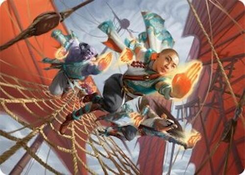 Aligned Heart Art Card (52/54) [Tarkir: Dragonstorm Art Series] Magic: The Gathering