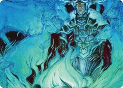Unending Whisper Art Card (9/54) [Tarkir: Dragonstorm Art Series] Magic: The Gathering