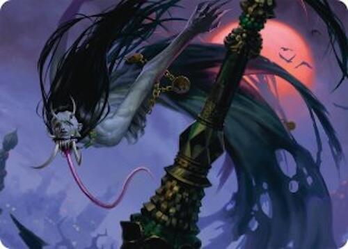 Qarsi Revenant Art Card (12/54) [Tarkir: Dragonstorm Art Series] Magic: The Gathering
