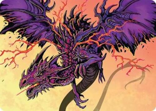 Stormshriek Feral Art Card (35/54) [Tarkir: Dragonstorm Art Series] Magic: The Gathering