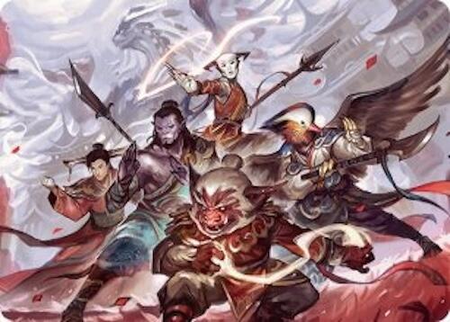 Will of the Jeskai Art Card (54/54) [Tarkir: Dragonstorm Art Series] Magic: The Gathering