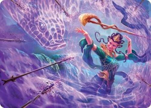 Snakeskin Veil Art Card (19/54) [Tarkir: Dragonstorm Art Series] Magic: The Gathering