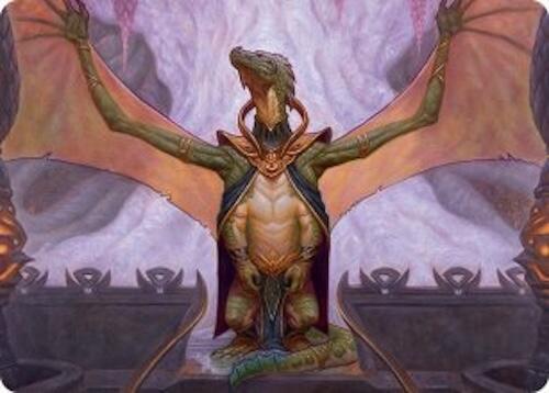 Kheru Goldkeeper Art Card (36/54) [Tarkir: Dragonstorm Art Series] Magic: The Gathering