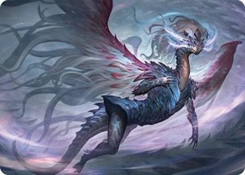Shiko, Paragon of the Way Art Card (37/54) [Tarkir: Dragonstorm Art Series] Magic: The Gathering