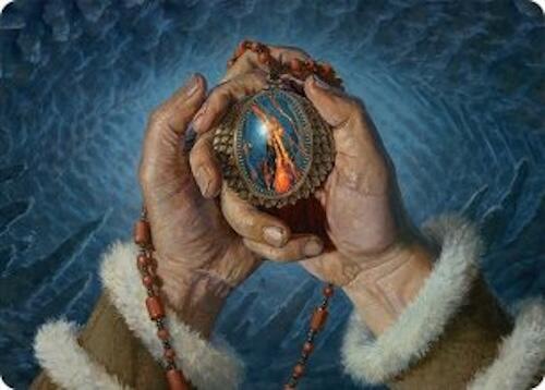 Mox Jasper Art Card (28/54) [Tarkir: Dragonstorm Art Series] Magic: The Gathering