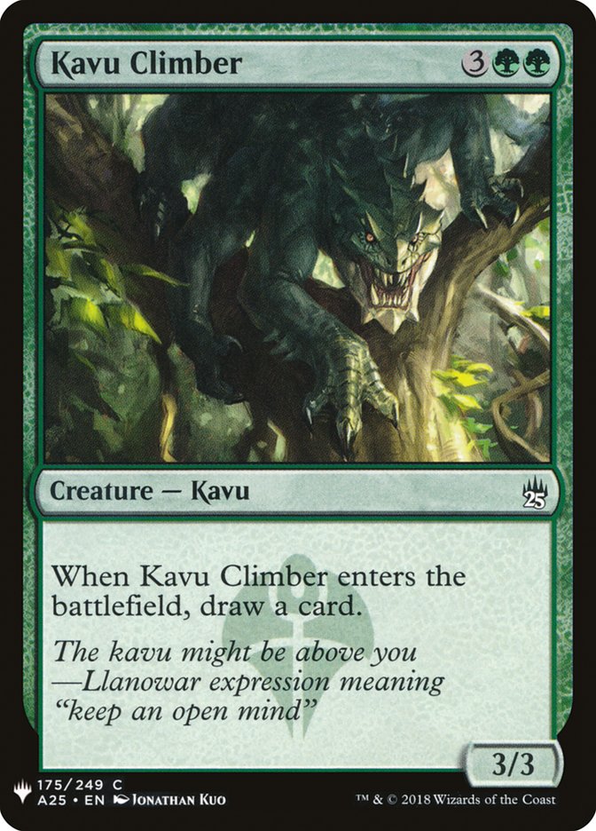 Kavu Climber [Mystery Booster] Magic: The Gathering