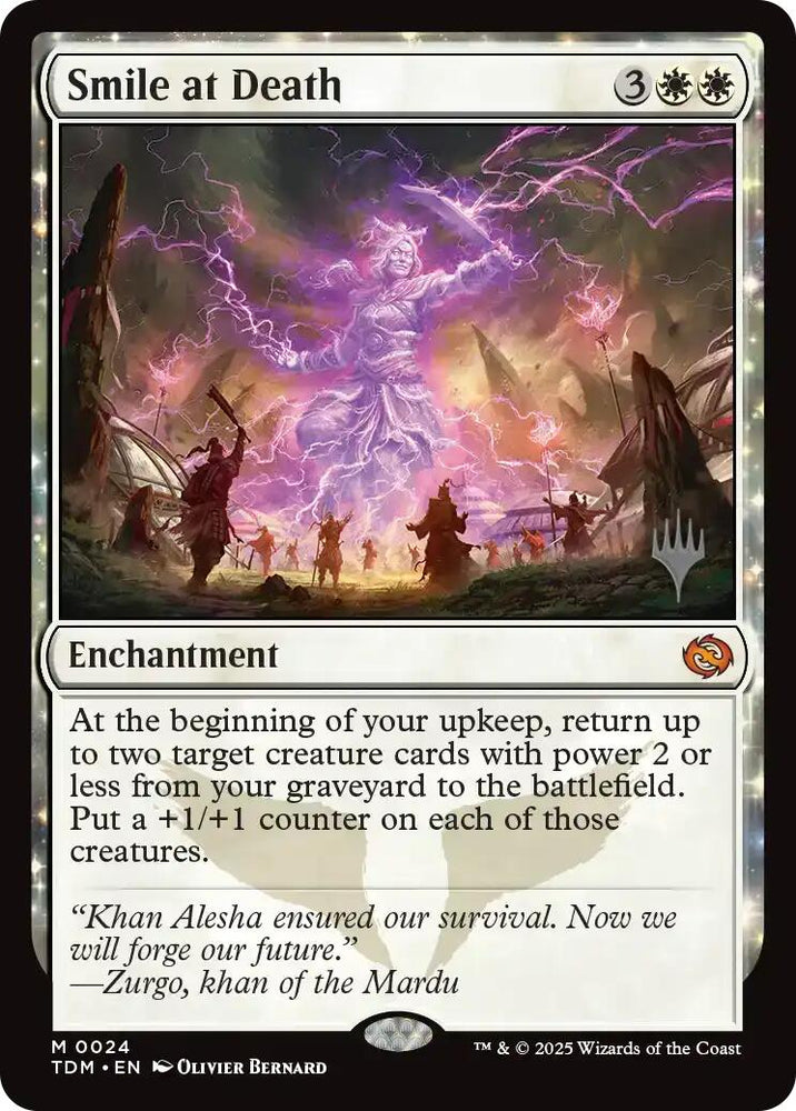 Smile at Death (Promo Pack) [Tarkir: Dragonstorm Promos] Magic: The Gathering