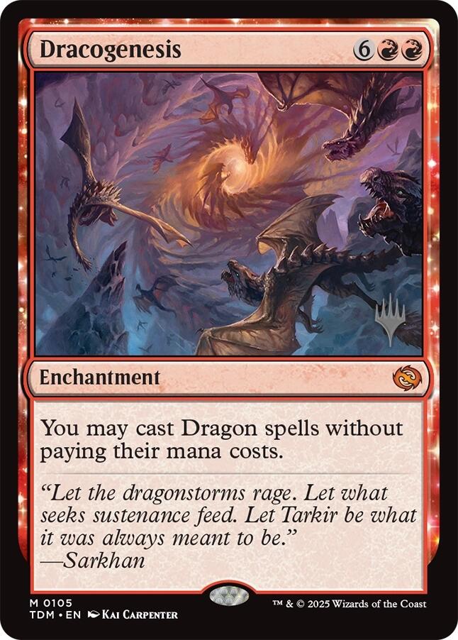 Dracogenesis (Promo Pack) [Tarkir: Dragonstorm Promos] Magic: The Gathering