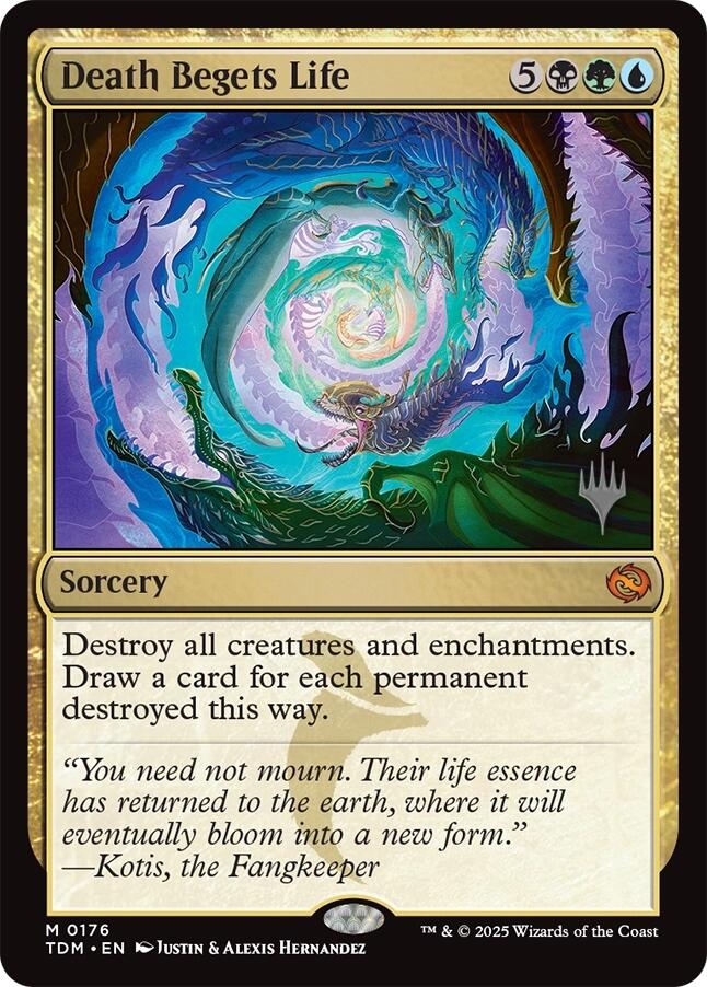 Death Begets Life (Promo Pack) [Tarkir: Dragonstorm Promos] Magic: The Gathering
