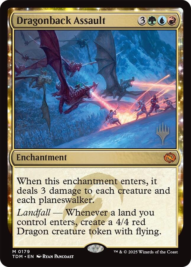 Dragonback Assault (Promo Pack) [Tarkir: Dragonstorm Promos] Magic: The Gathering