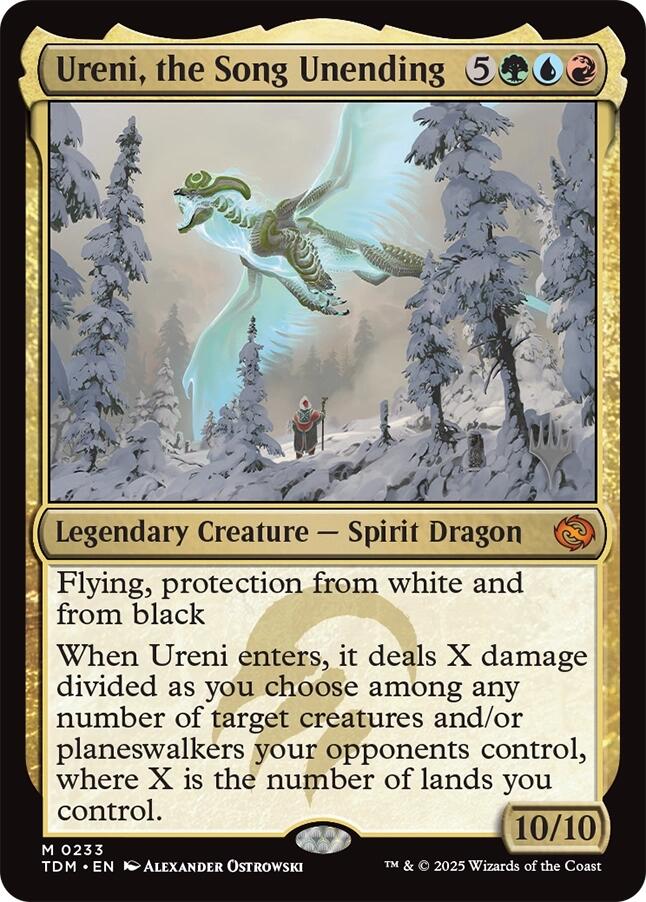 Ureni, the Song Unending (Promo Pack) [Tarkir: Dragonstorm Promos] Magic: The Gathering