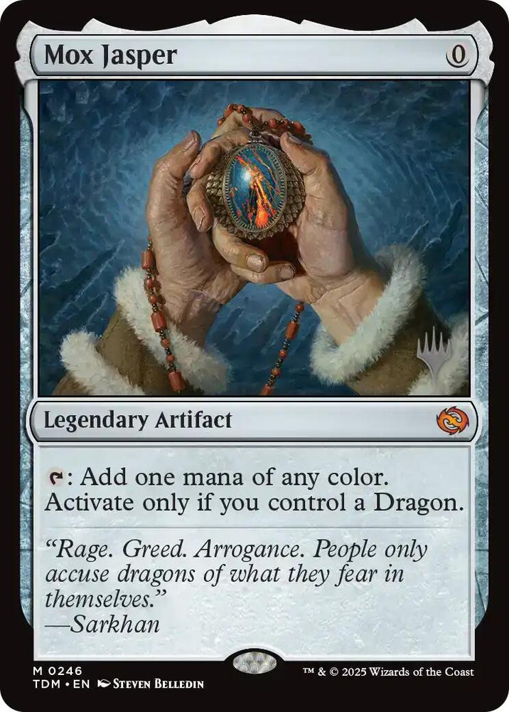 Mox Jasper (Promo Pack) [Tarkir: Dragonstorm Promos] Magic: The Gathering