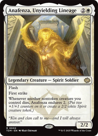 Anafenza, Unyielding Lineage (Promo Pack) [Tarkir: Dragonstorm Promos] Magic: The Gathering