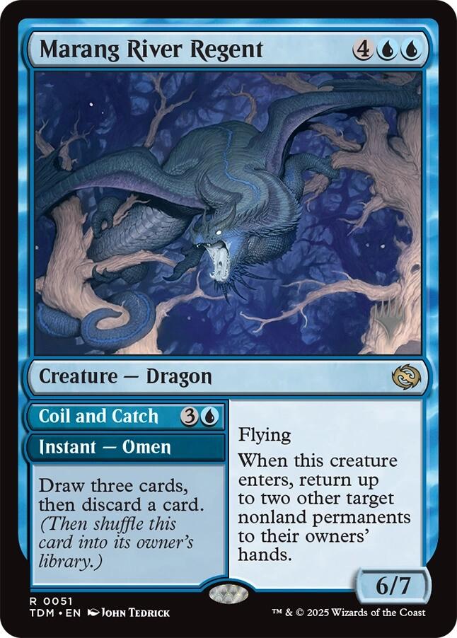 Marang River Regent (Promo Pack) [Tarkir: Dragonstorm Promos] Magic: The Gathering