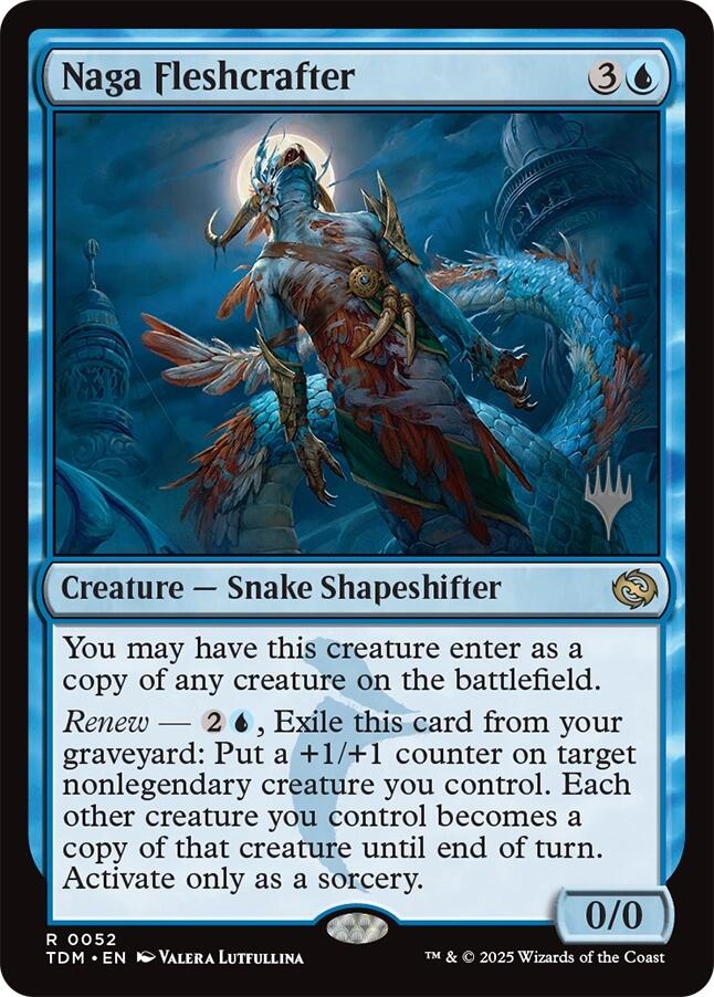 Naga Fleshcrafter (Promo Pack) [Tarkir: Dragonstorm Promos] Magic: The Gathering