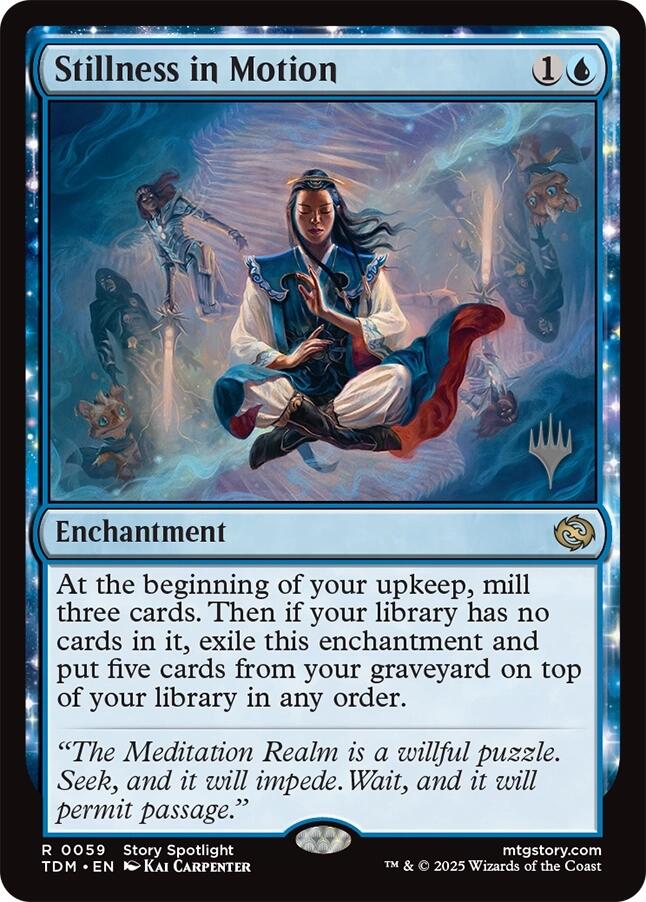 Stillness in Motion (Promo Pack) [Tarkir: Dragonstorm Promos] Magic: The Gathering
