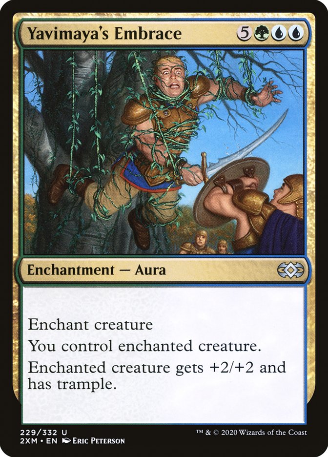 Yavimaya's Embrace [Double Masters] Magic: The Gathering