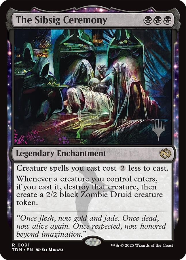 The Sibsig Ceremony (Promo Pack) [Tarkir: Dragonstorm Promos] Magic: The Gathering