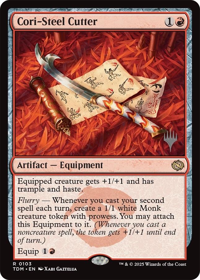 Cori-Steel Cutter (Promo Pack) [Tarkir: Dragonstorm Promos] Magic: The Gathering